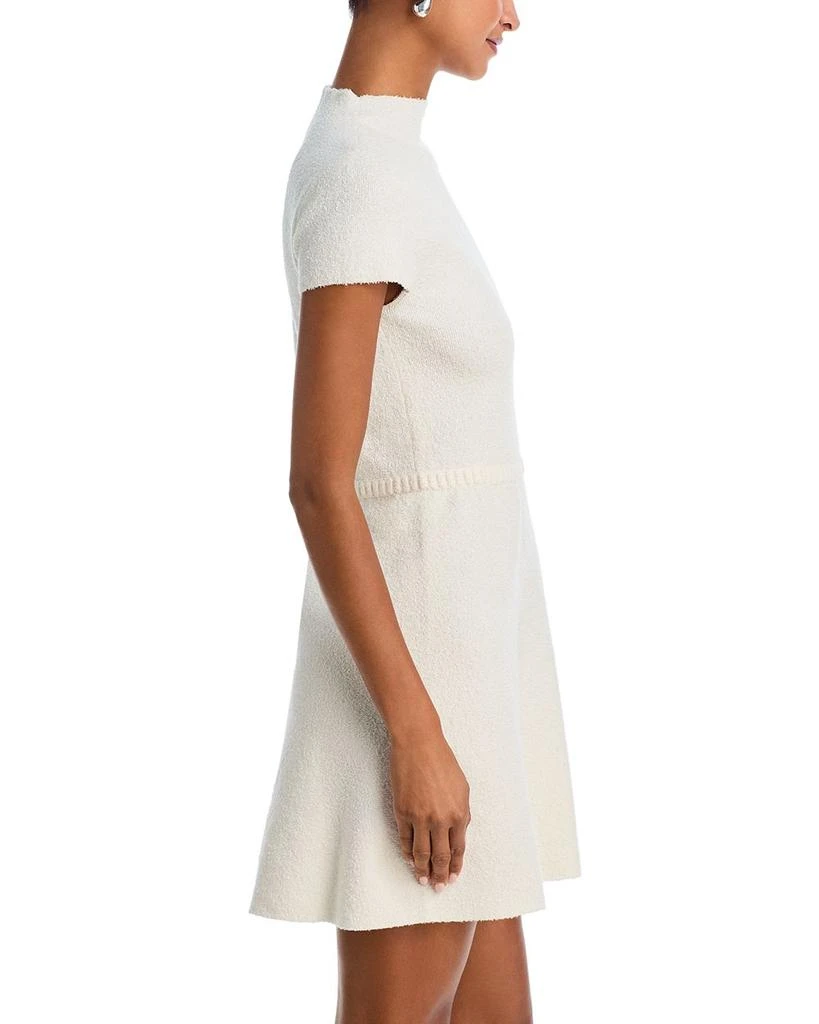 AQUA Bouclé Mock Neck Mini Dress 5