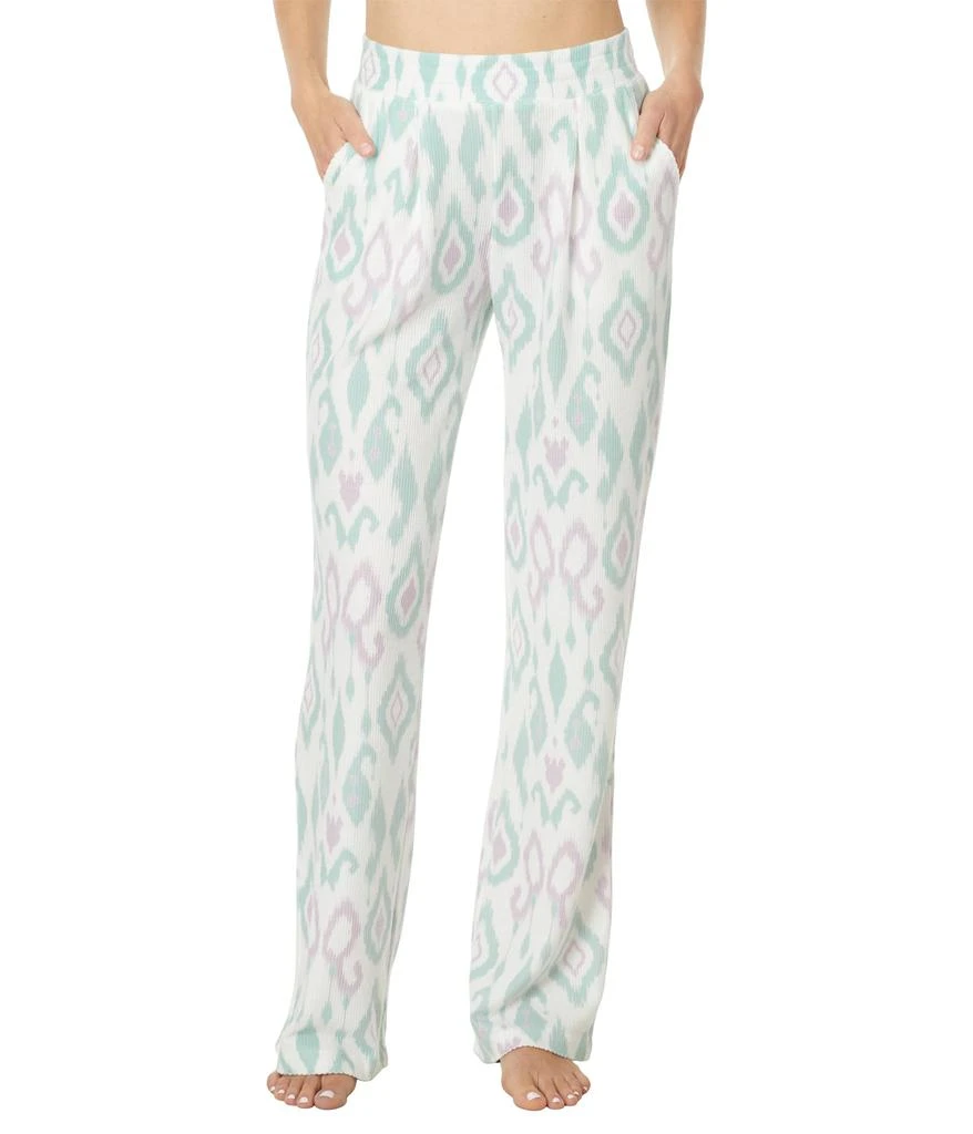 P.J. Salvage Loungewear Ikat Watercolor Pajama Pj Set 3