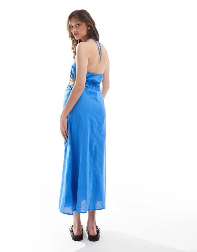 maxi beach vacation dresses Slaycation One-Shoulder Bodycon Maxi Dress with Sheath fit | Maxi Sundress main image 0