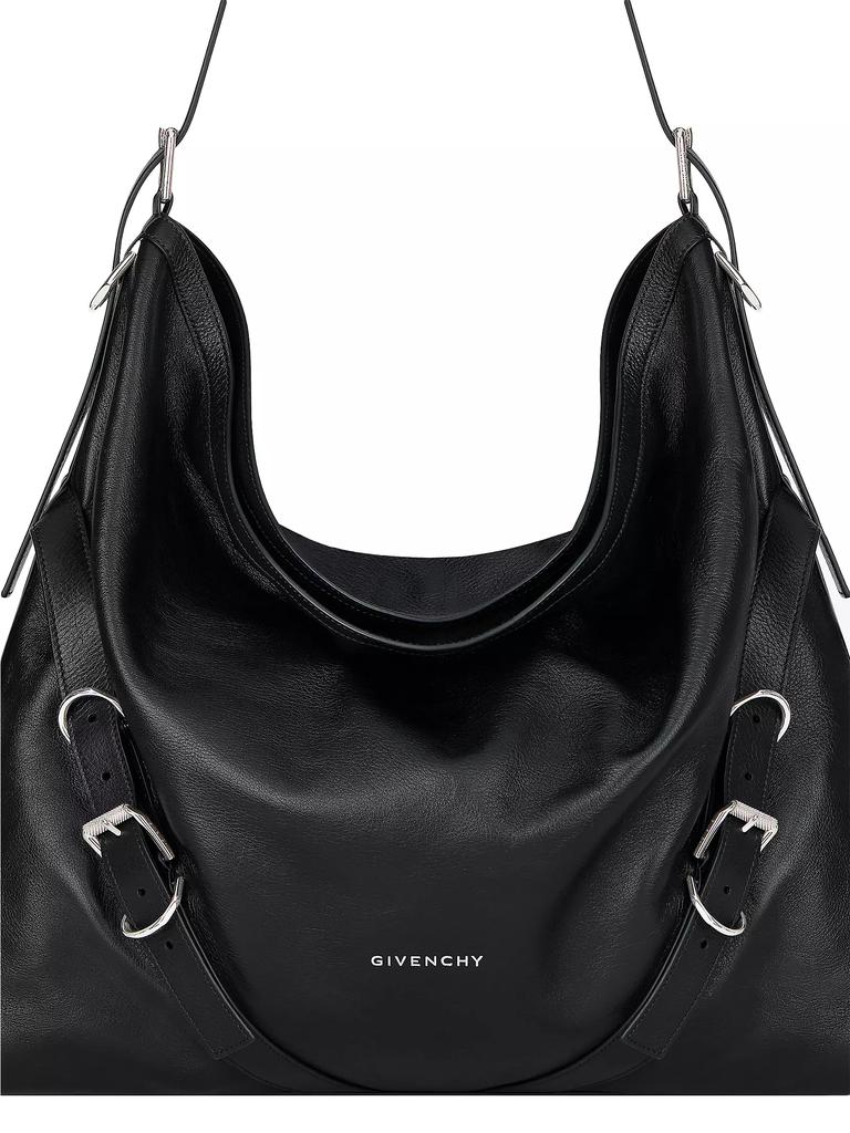 Givenchy Large Voyou Bag In Grained Leather - Shoulder Bags