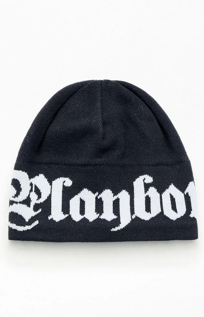 Playboy By PacSun Intarsia Skully Beanie 1