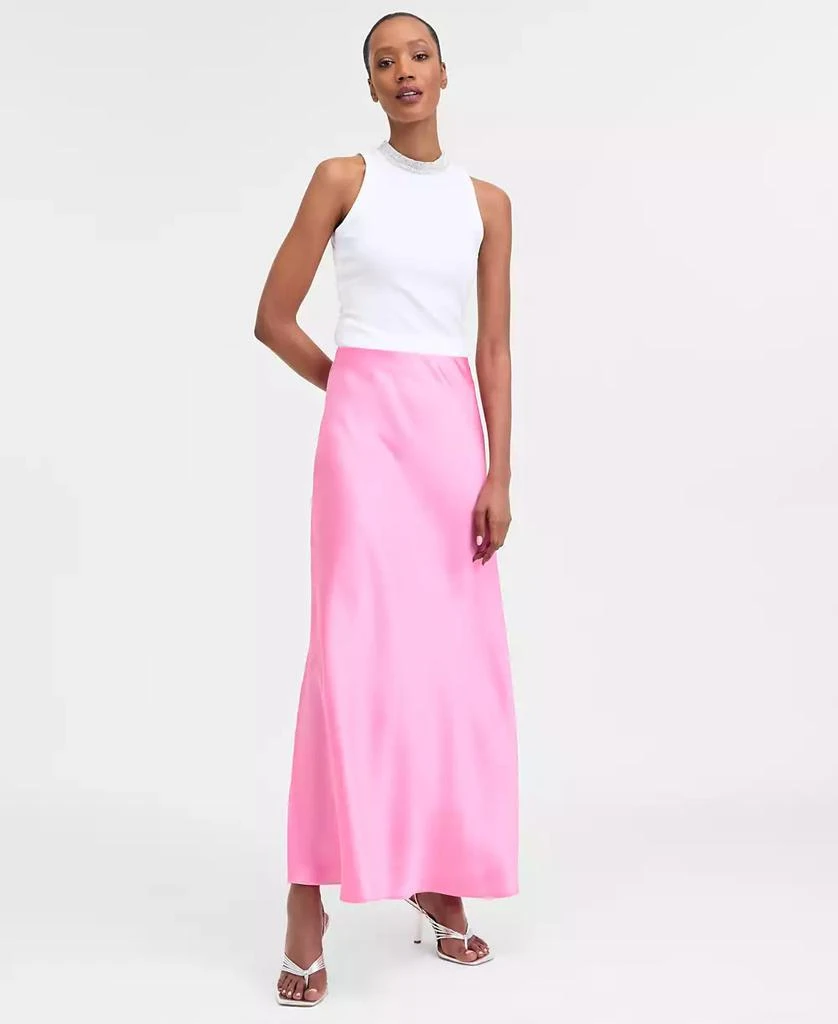 INC International Women's Satin Maxi Skirt, Exclusively at Macy's 1