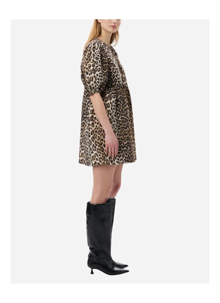 Ganni Printed Cotton Tie String Mini Dress leopard - Dresses & Skirts -  Compare Prices from 8+ Stores - BeyondStyle