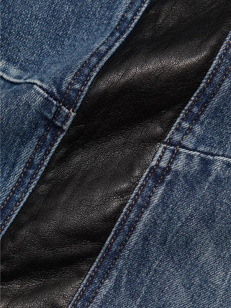 Alice + Olivia Parker Denim Wide-Leg Crop Jeans 7