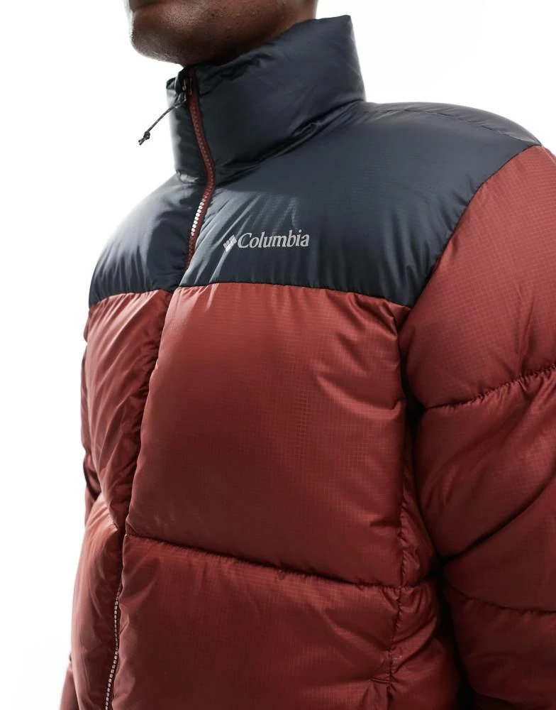 Columbia Columbia Puffect III jacket in burgundy 4