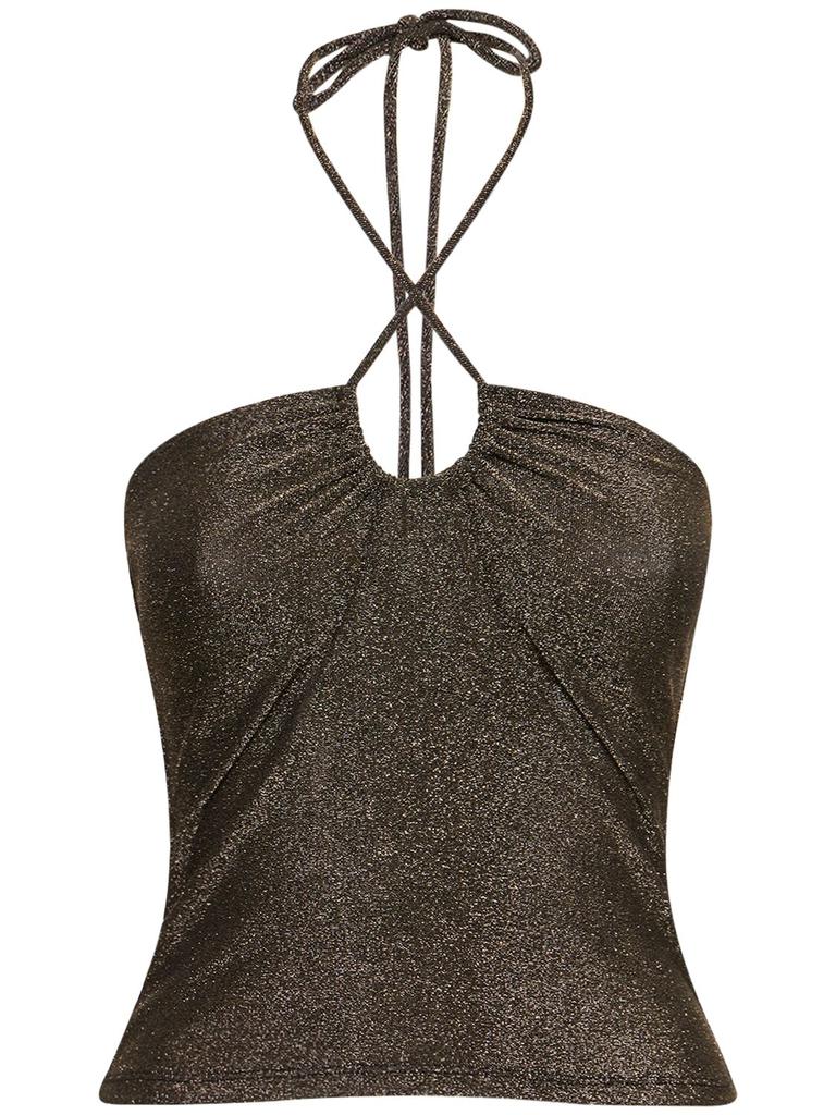 REFORMATION Anders Halter Neck Top