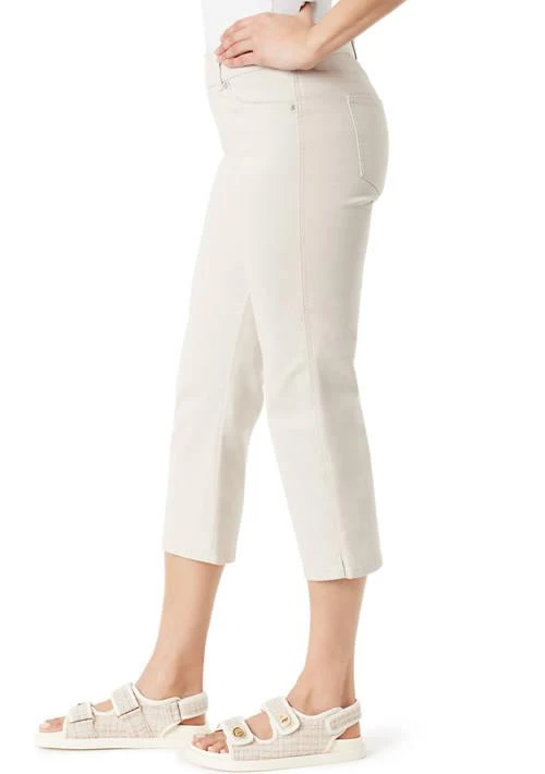 Gloria Vanderbilt Vanderbilt Womens Shape Effect Capri Pants With Slit 3