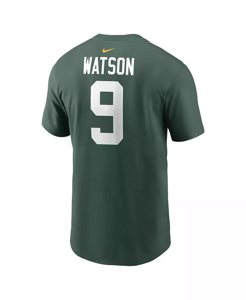NIKE Men's Christian Watson Green Green Bay Packers Player Name and Number T-shirt 2