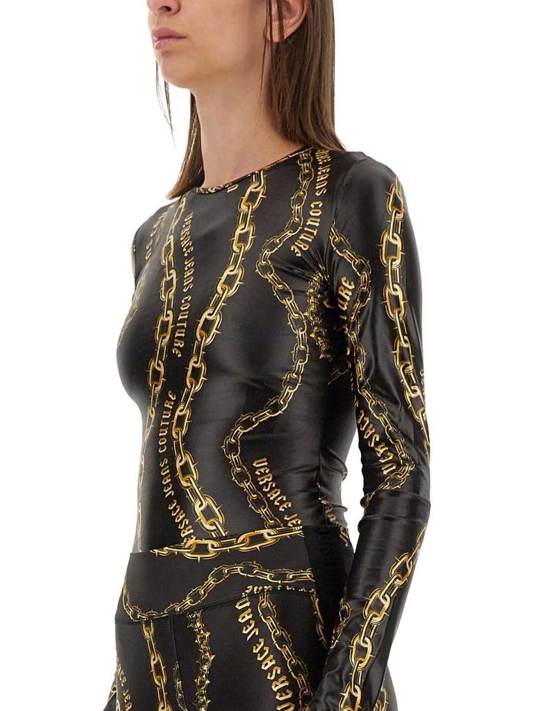 Versace Versace Jeans Couture Chain Print Bodysuit 4