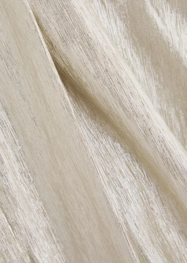 PALMER//HARDING Honesty Opens metallic linen-blend maxi dress 5