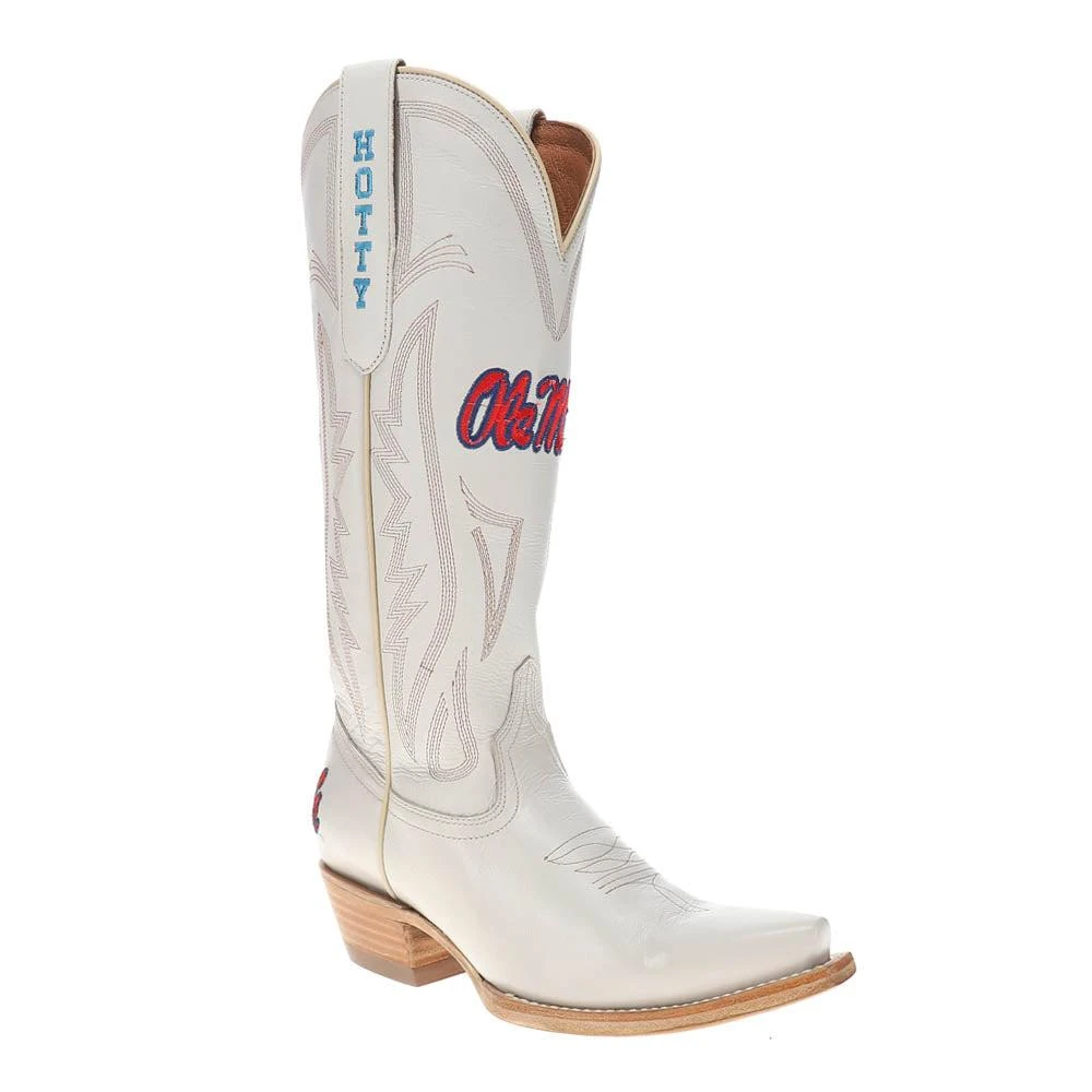 Gameday Boots University of Mississippi Gameday Embroidered Snip Toe Cowboy Boots 2