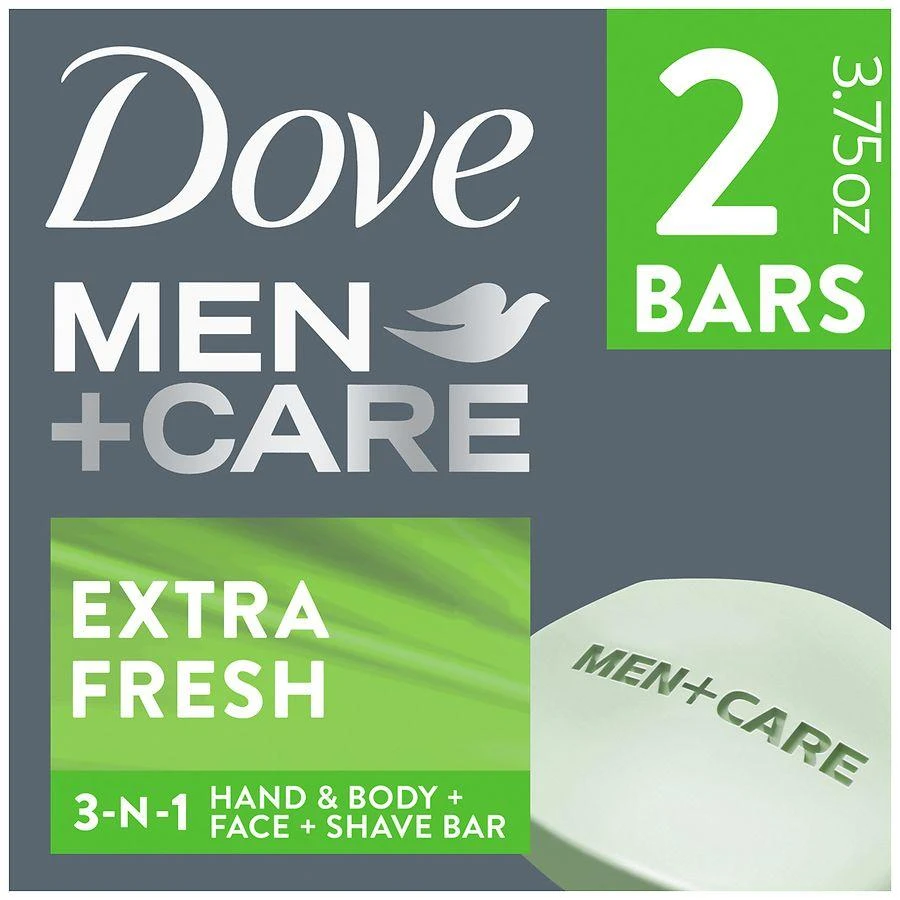Dove 3 in 1 Cleanser for Body, Face, and Shaving Extra Fresh 3