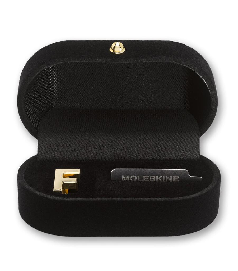 Moleskine Gold-Plated F Notebook Charm