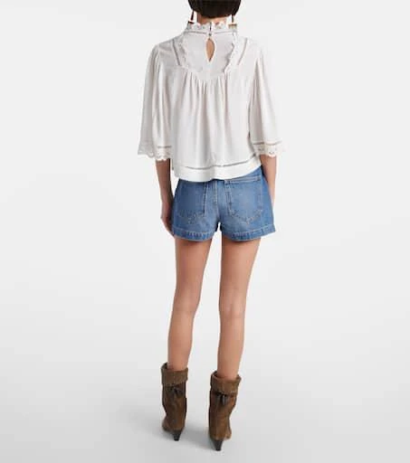 Isabel Marant Frany broderie anglaise crêpe top 3