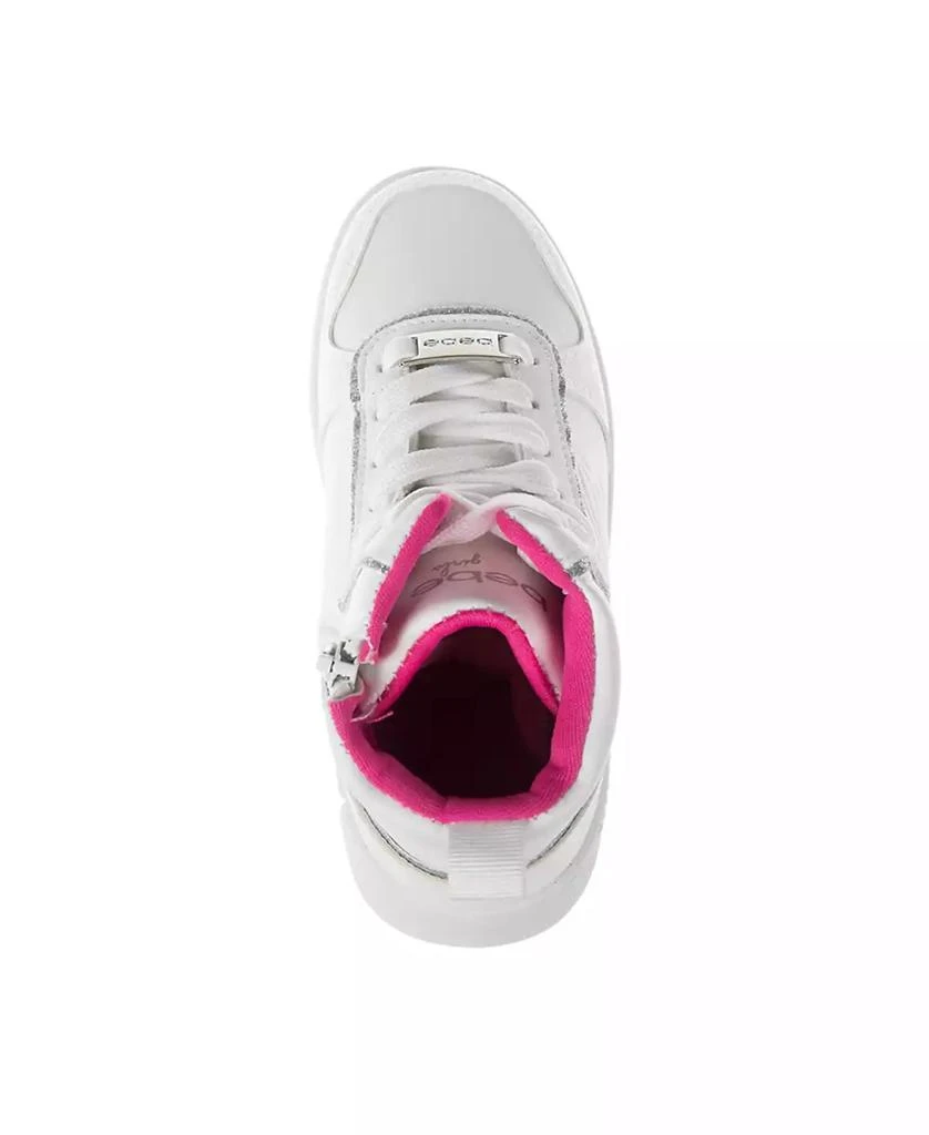 Bebe Little and Big Girls High Top Sneaker 6
