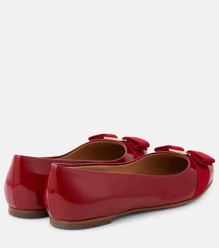Salvatore Ferragamo Varina patent leather ballet flats 3