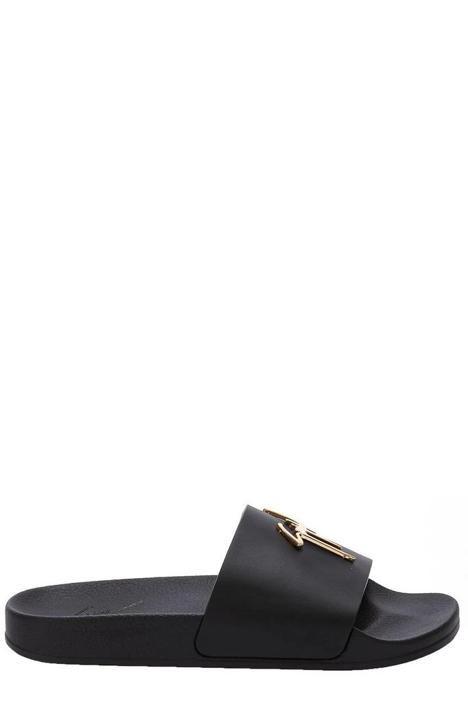 Giuseppe Zanotti Giuseppe Zanotti Brett Logo Plaque Slides 1