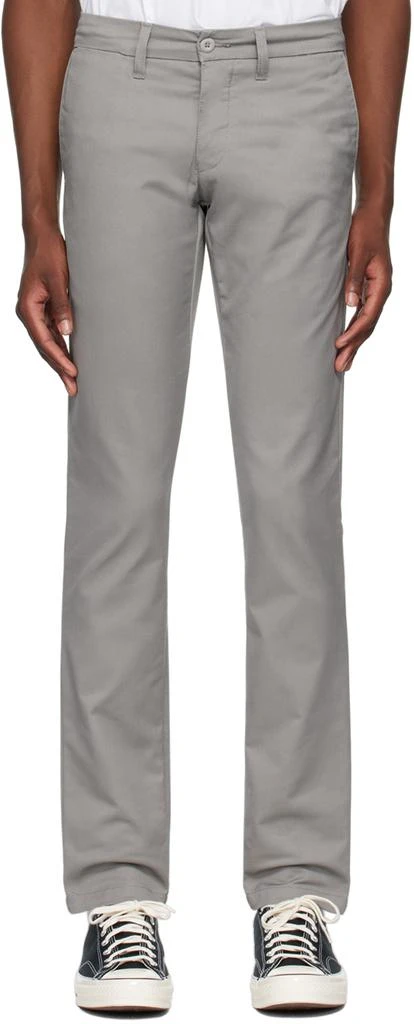 Carhartt WIP Gray Sid Trousers 1