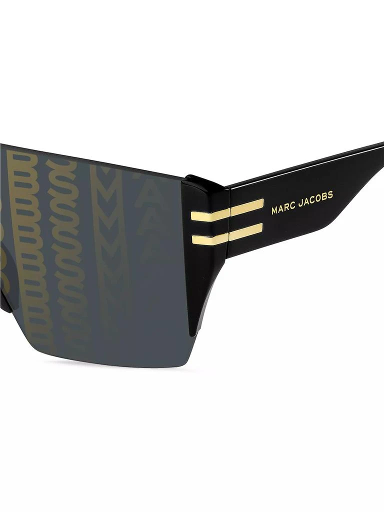 Marc Jacobs Double Metal Trim 99MM Shield Sunglasses 3