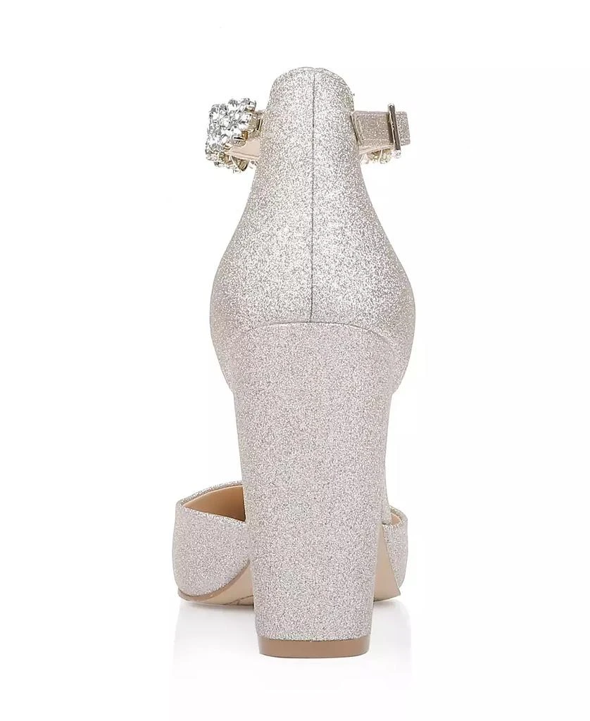 Badgley Mischka Women's Ollie Block Heel Evening Pumps 3