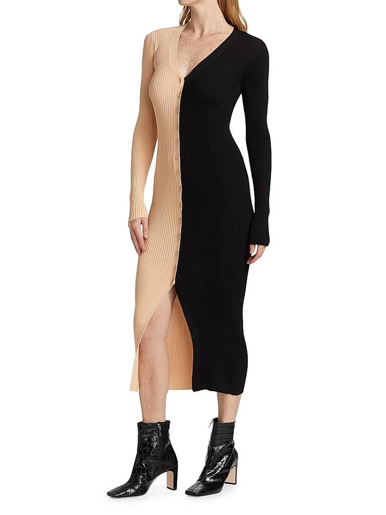 Staud Shoko Colorblocked Midi-Dress 4