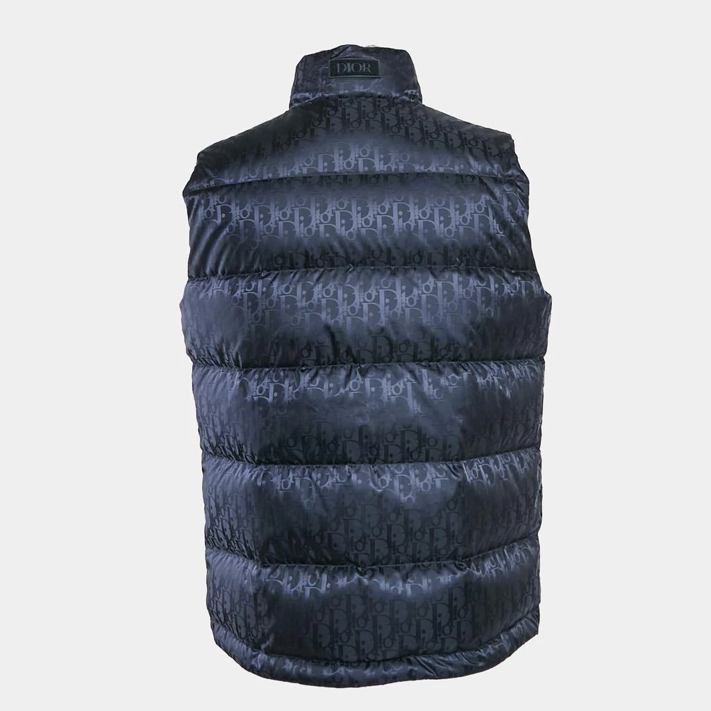Dior Dior Homme Oblique Monogram Nylon Zip-Up Puffer Vest M 2