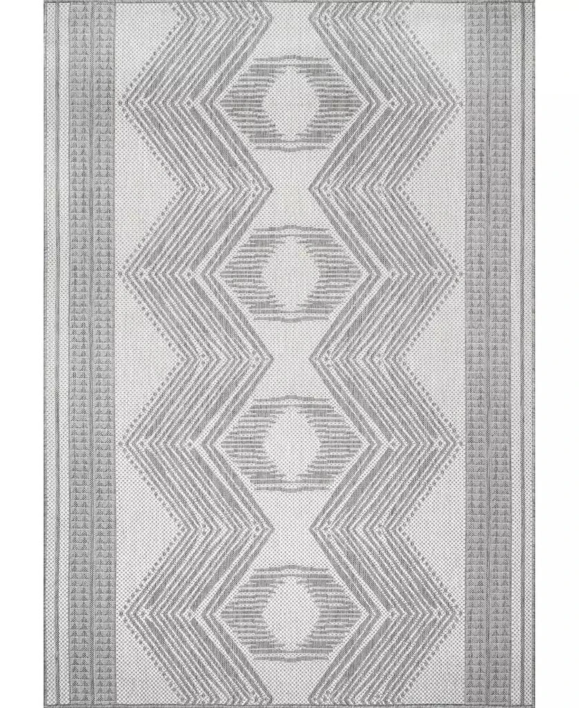 nuLOOM Cabana GBCB01B 6'7" x 9' Outdoor Area Rug 1