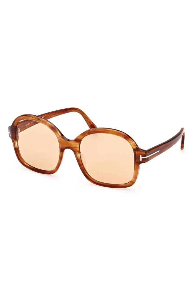 Tom Ford Hanley 57mm Photochromic Butterfly Sunglasses 2