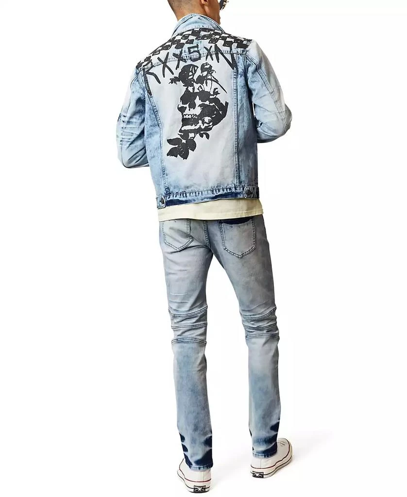 Reason Men's Big and Tall Reach Skinny Denim Jeans 3
