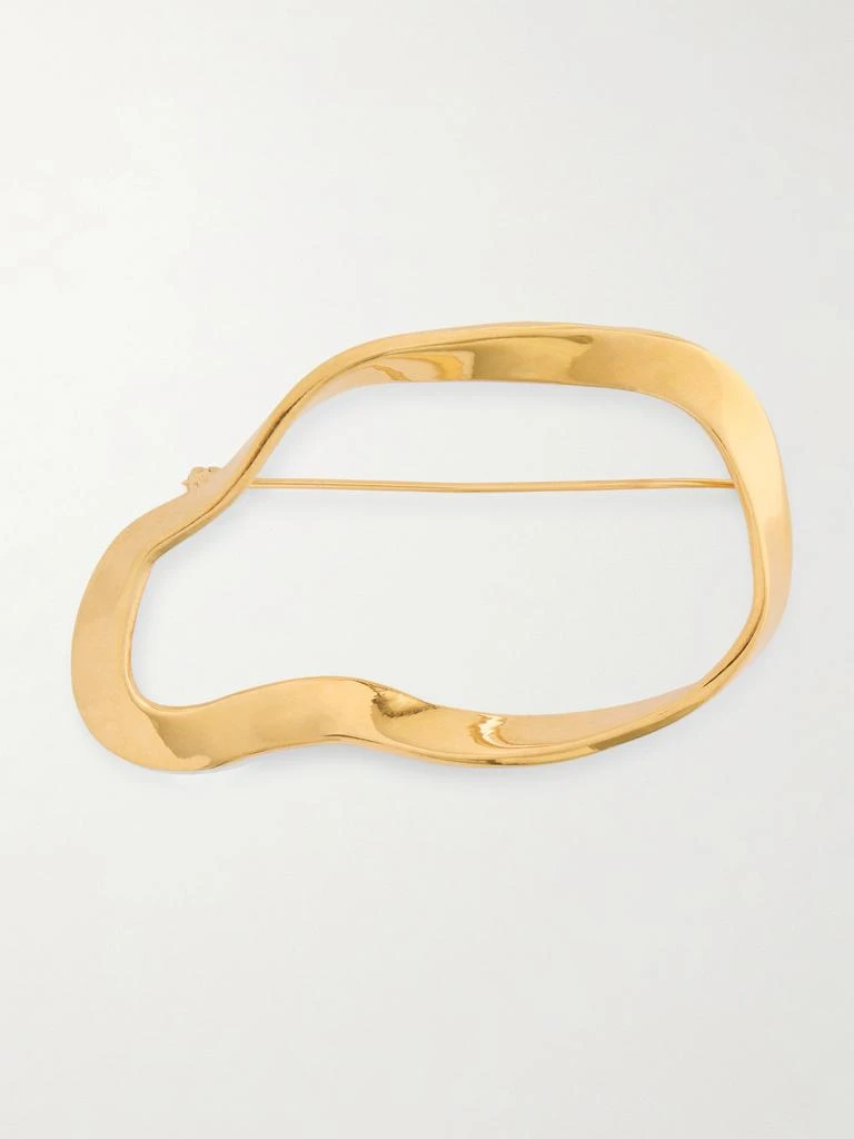 AGMES Vera 镀金纯银胸针 1