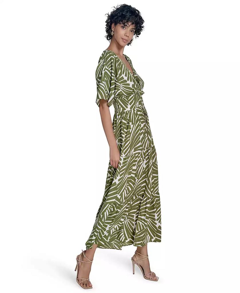 Jessica Howard Women's V-Neck Fit & Flare Dress