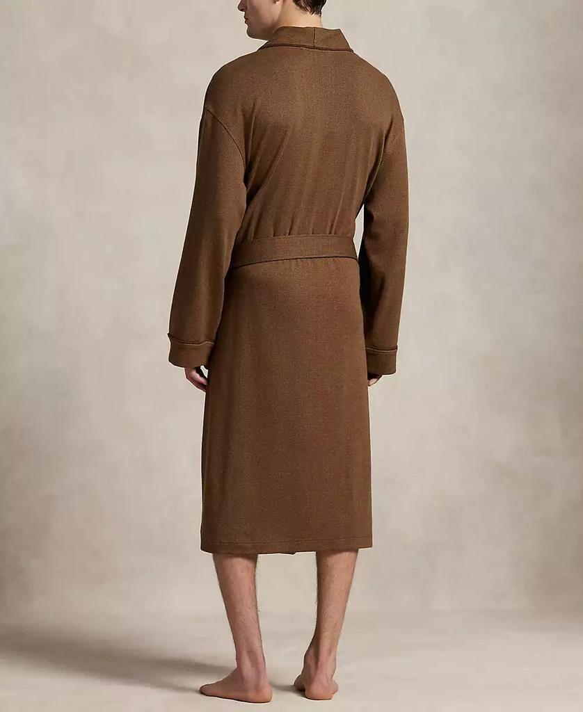 Ralph Lauren Men's Jacquard-Knit Herringbone Robe 2