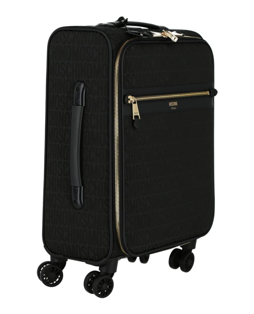 Moschino All-Over Logo Trolley Case