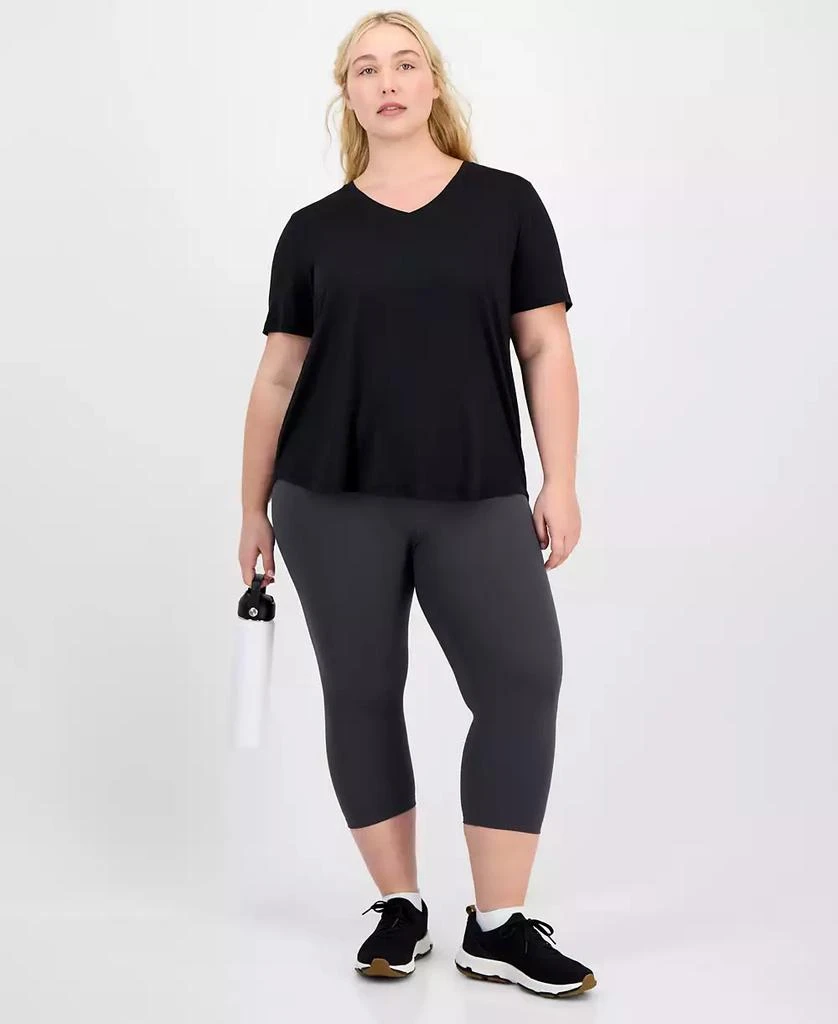 ID Ideology Plus Size Solid Essentials Active Tee, Created for Macy's 2