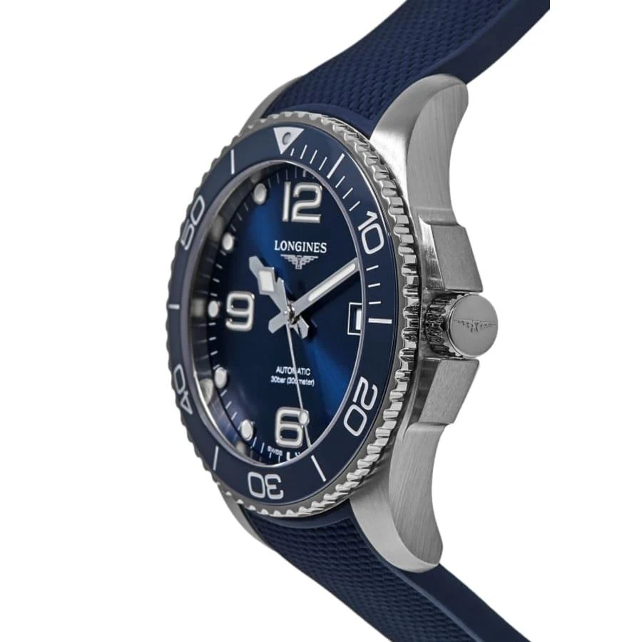 Longines HydroConquest Automatic Blue Dial Rubber Strap Men's Watch 2