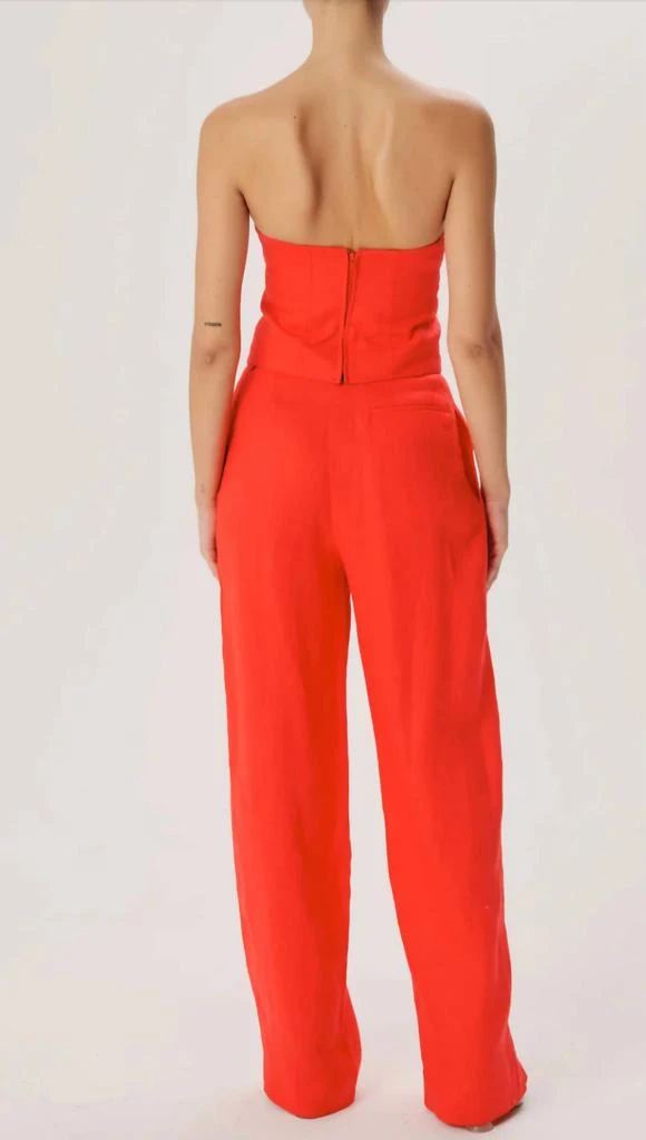 Ronny Kobo Krew Pants In Red 3
