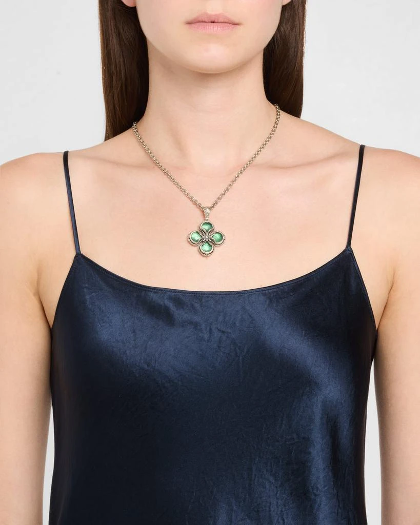 Konstantino Ivy Two-Tone Avernturine and Mother-Of-Pearl Charm Enhancer 2