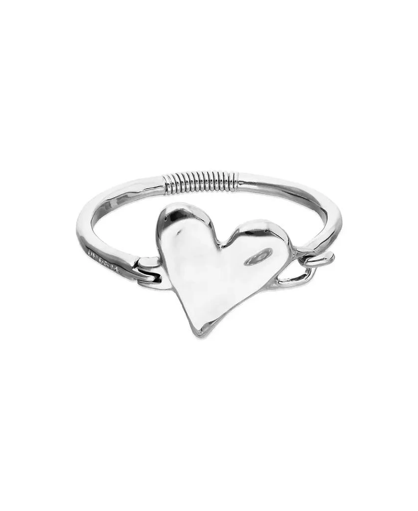 UNOde50 Metal Alloy Semi Rigid Bracelet Plated in Gold 18K with Heart Detail