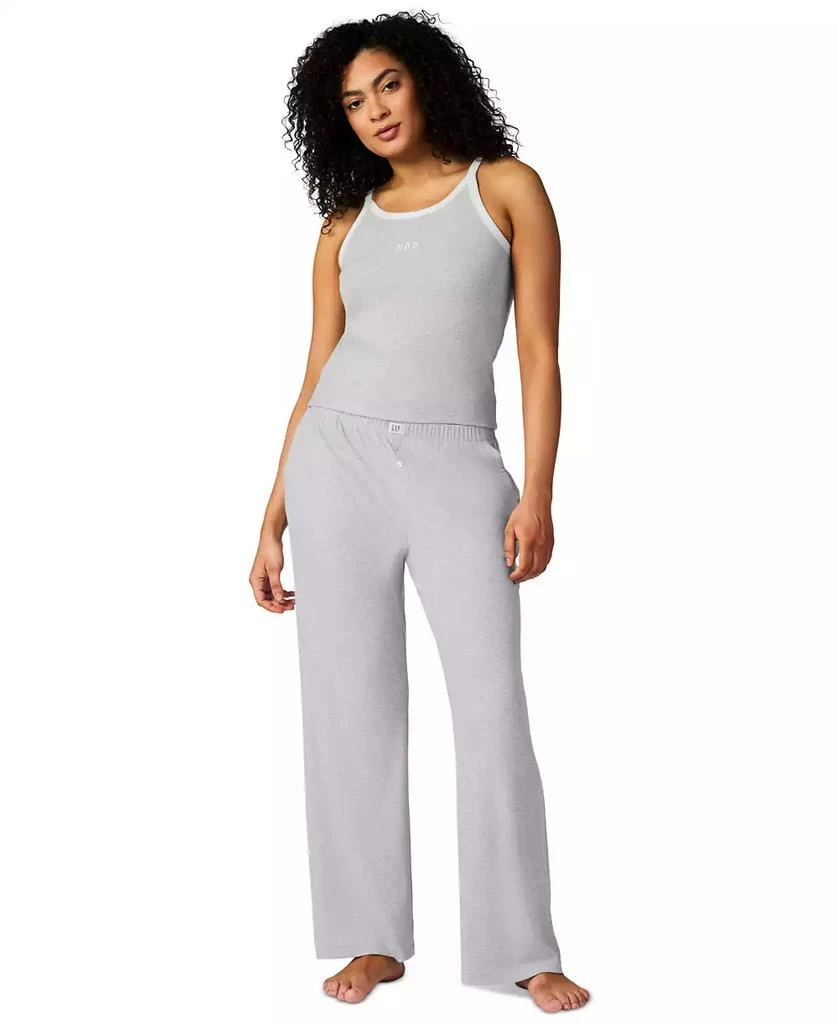 GAP Women's Striped Halter-Neck Sleeveless Pajama Top 5