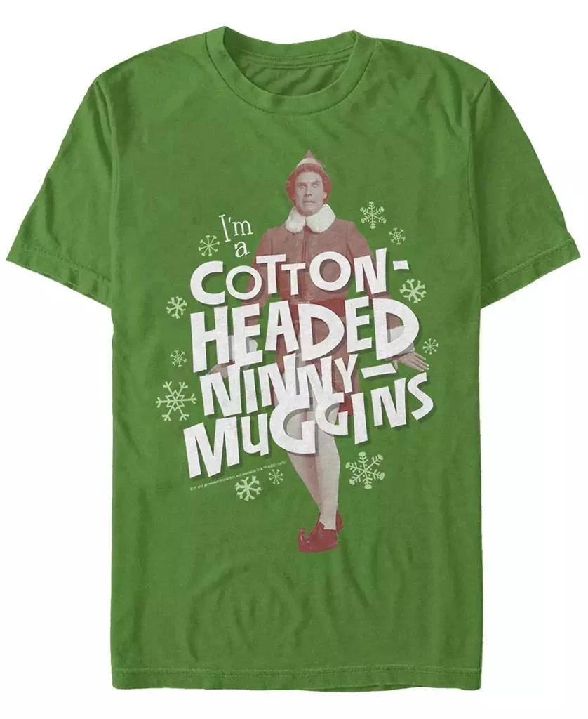 FIFTH SUN Men's Elf Headed Ninny Muggins Short Sleeve T-shirt 1