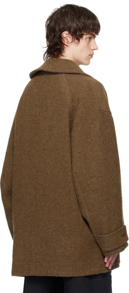 Lemaire Brown Short Duffle Coat 3
