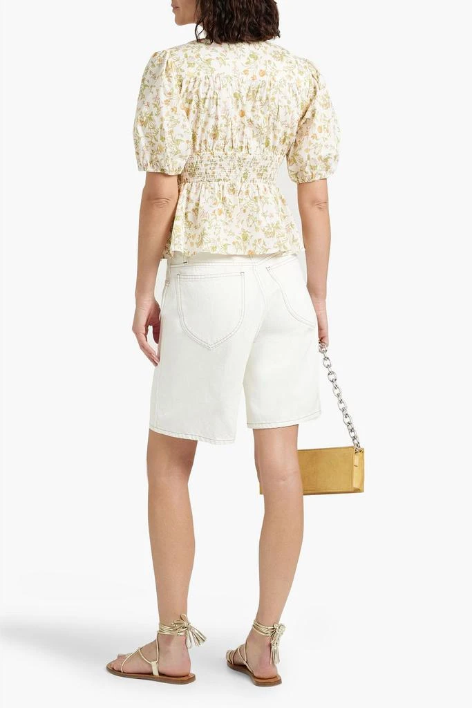 Derek Lam Maureen floral-print cotton-blend poplin top 3