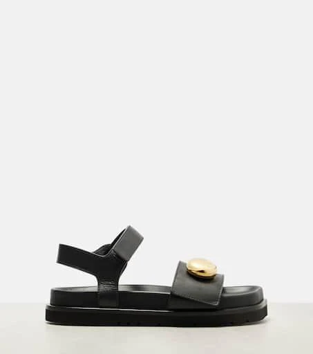 Loewe Pebble leather sandals 4