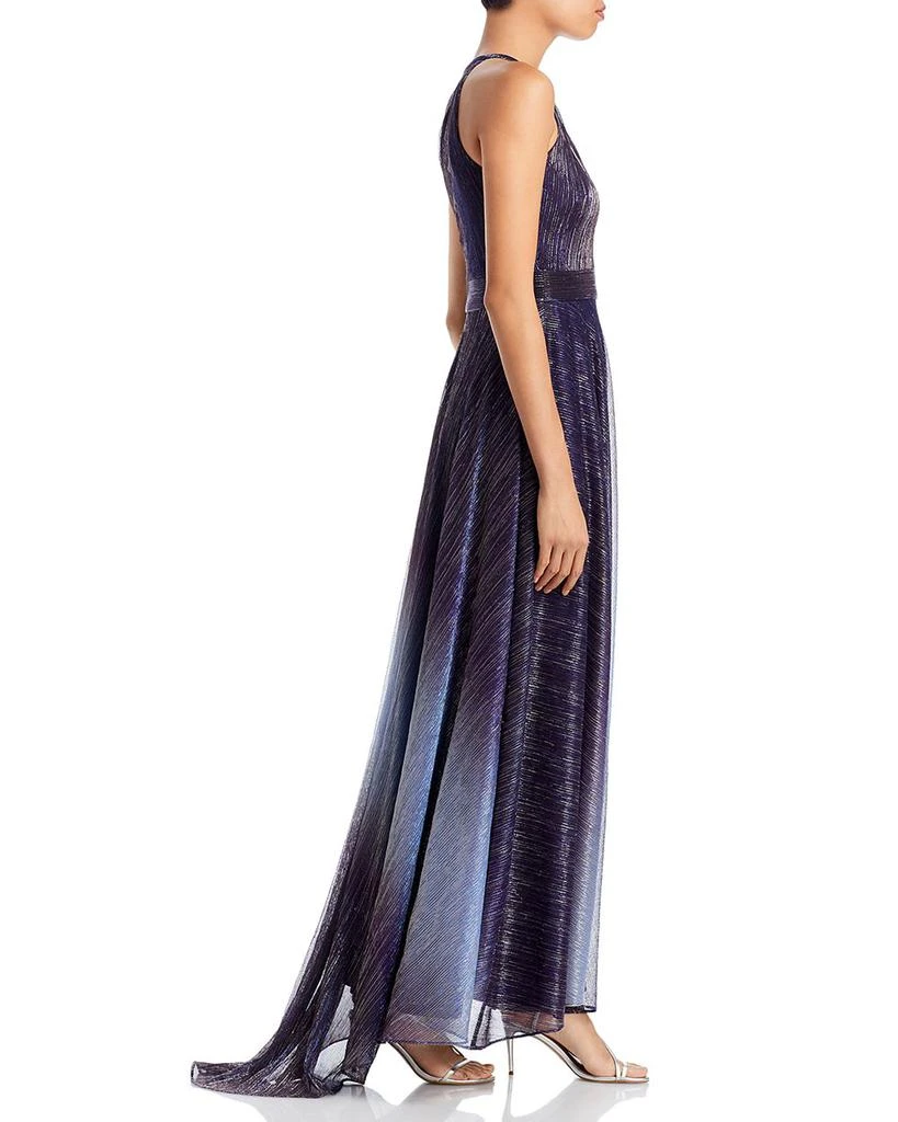 AQUA Metallic Ombré Gown - Exclusive 5