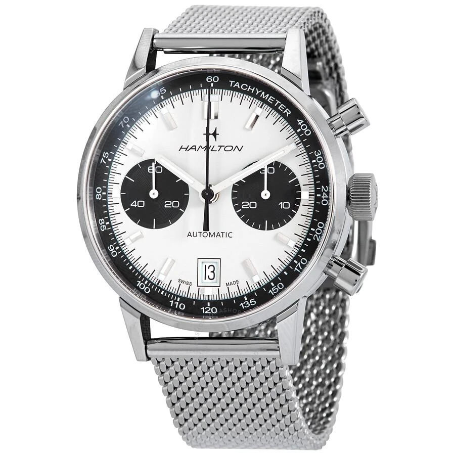 Hamilton American Classic Chronograph Automatic White Dial Men's Watch H38416111 1