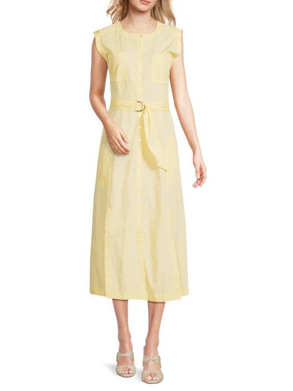 Derek Lam Karina Cap Sleeve Shirtdress 1