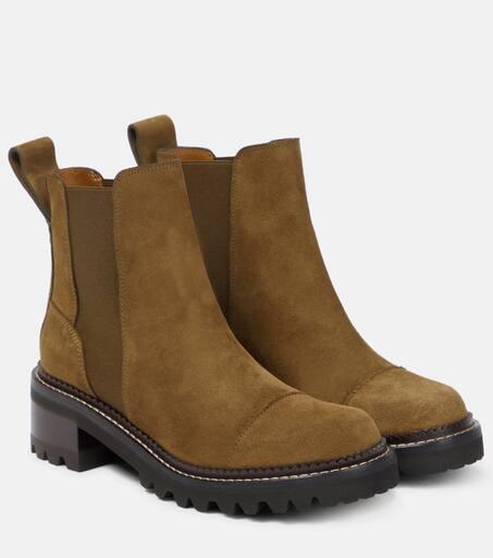 See by Chloé Mallory suede Chelsea boots