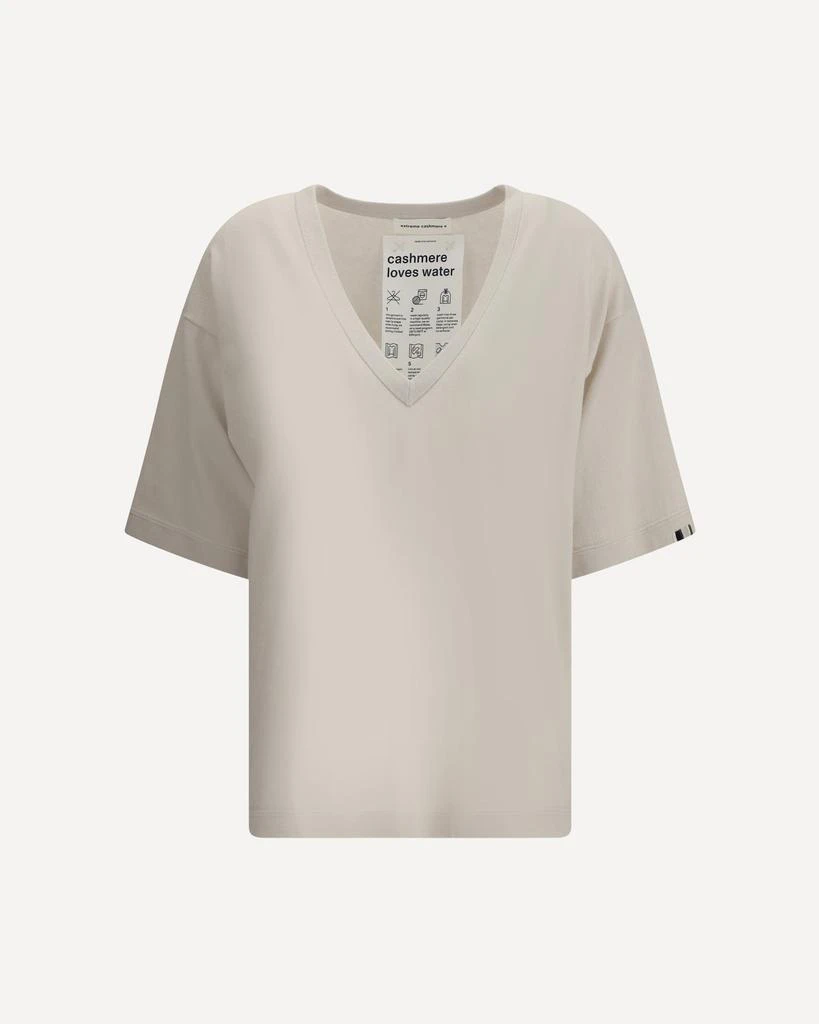 Extreme Cashmere V-Neck cotton Top 1