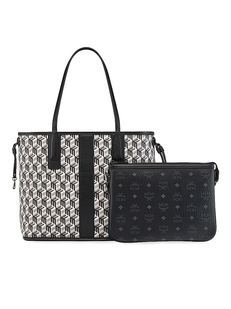 MCM Medium Liz Reversible Visetos Shopper 4