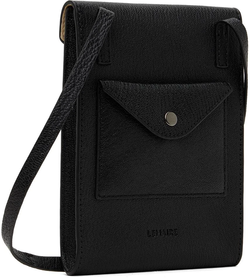 LEMAIRE Black Enveloppe Strap Shoulder Bag 3